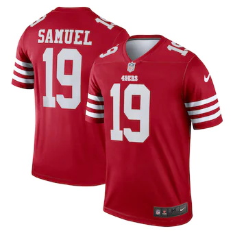 mens nike deebo samuel scarlet san francisco 49ers legend j